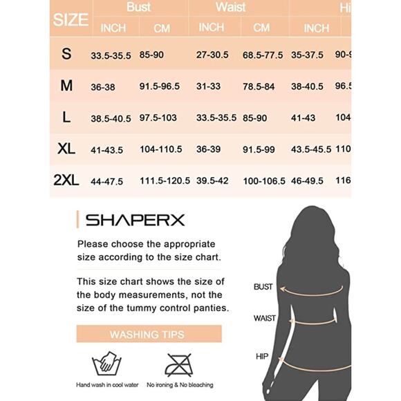 SHAPERX Tummy Control Shapewear Seamless Bodysuit Fajas Open-Bust Mid-Thigh | XL - Picture 3 of 4